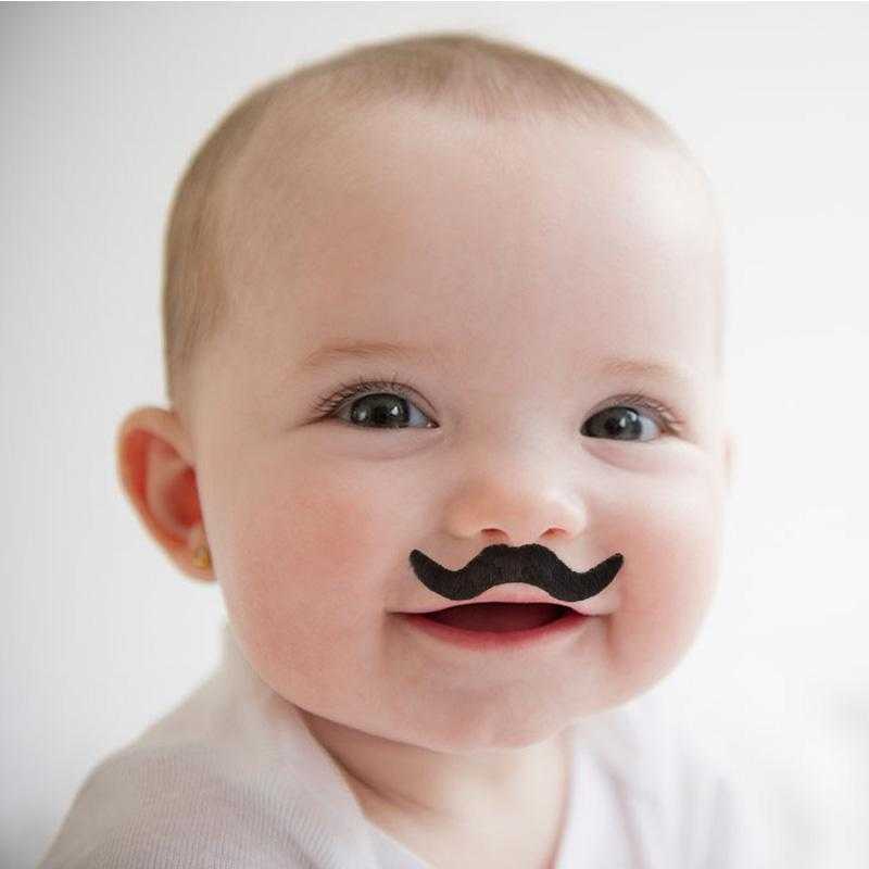 Autocollant moustache - bleublancbeauf.com