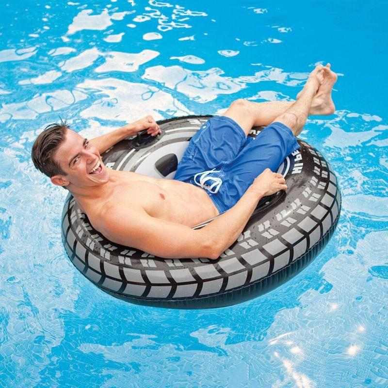 Bouée roue de voiture - bleublancbeauf.com