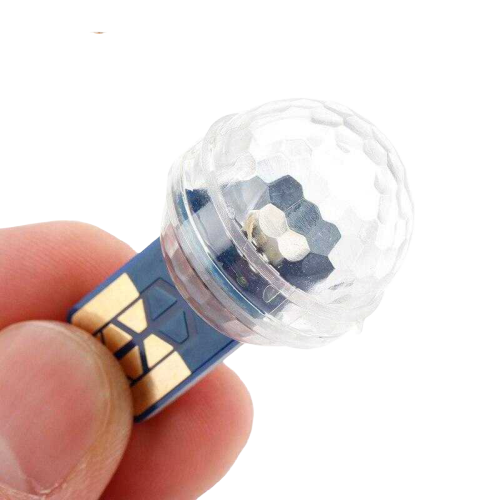 Mini boule à disco pour voiture - bleublancbeauf.com