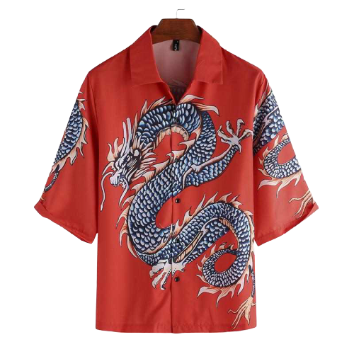 Chemise dragon - bleublancbeauf.com