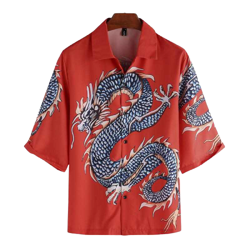 Chemise dragon - bleublancbeauf.com