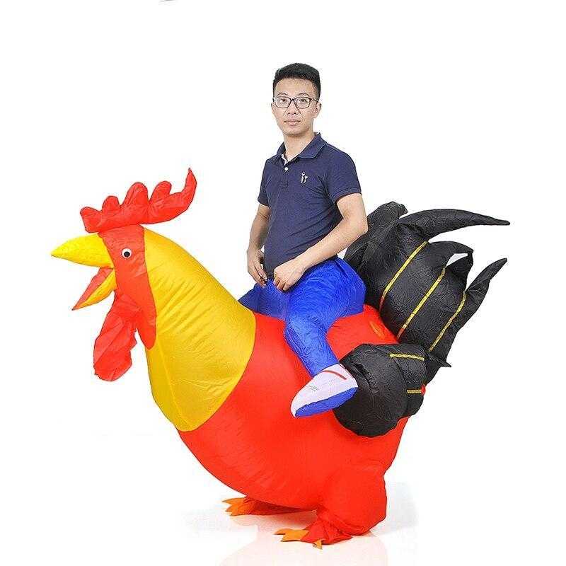 Déguisement gonflable de poulet - bleublancbeauf.com