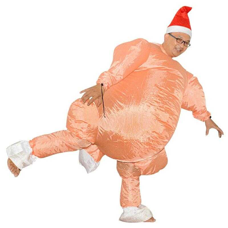 Déguisement gonflable dinde de noël - bleublancbeauf.com