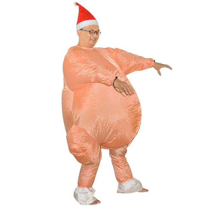 Déguisement gonflable dinde de noël - bleublancbeauf.com