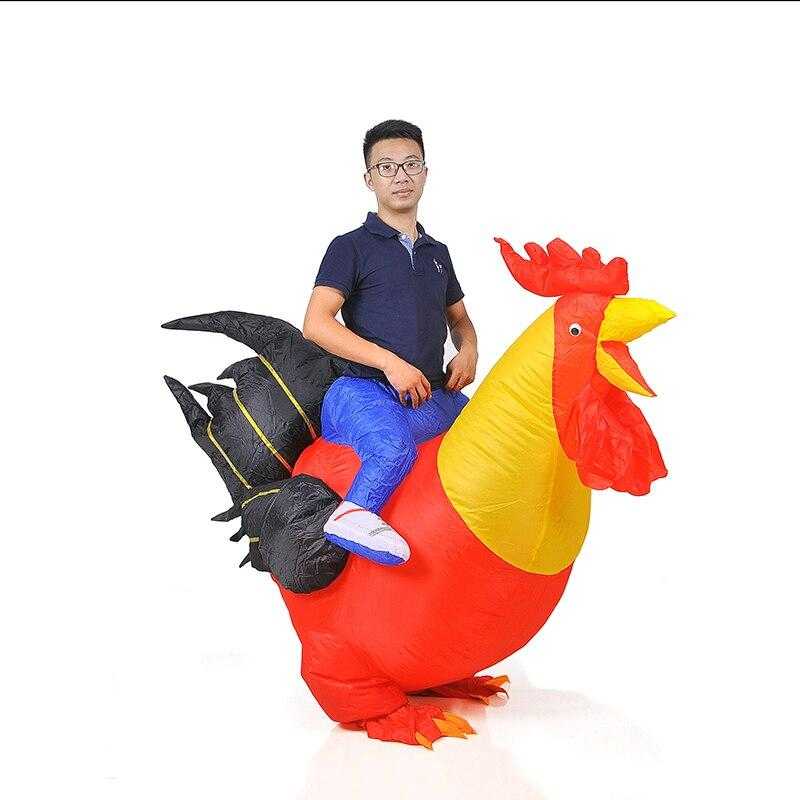 Déguisement gonflable de poulet - bleublancbeauf.com
