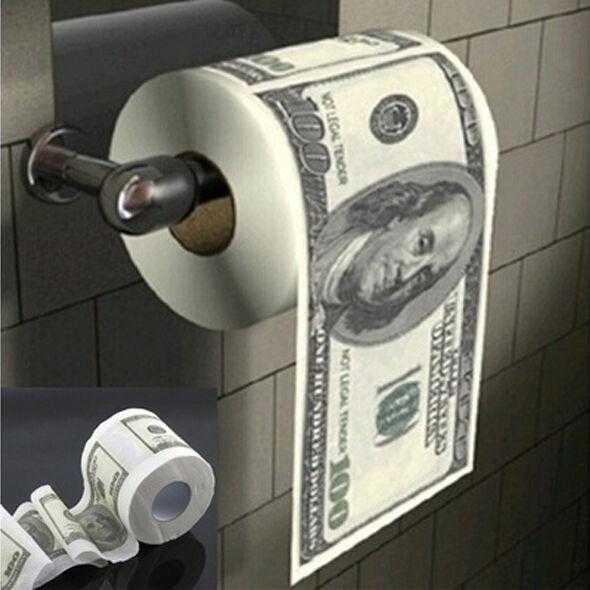 Papier toilette dollar - bleublancbeauf.com