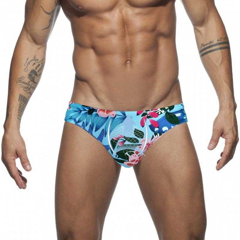 Slip de bain hawaïen - bleublancbeauf.com