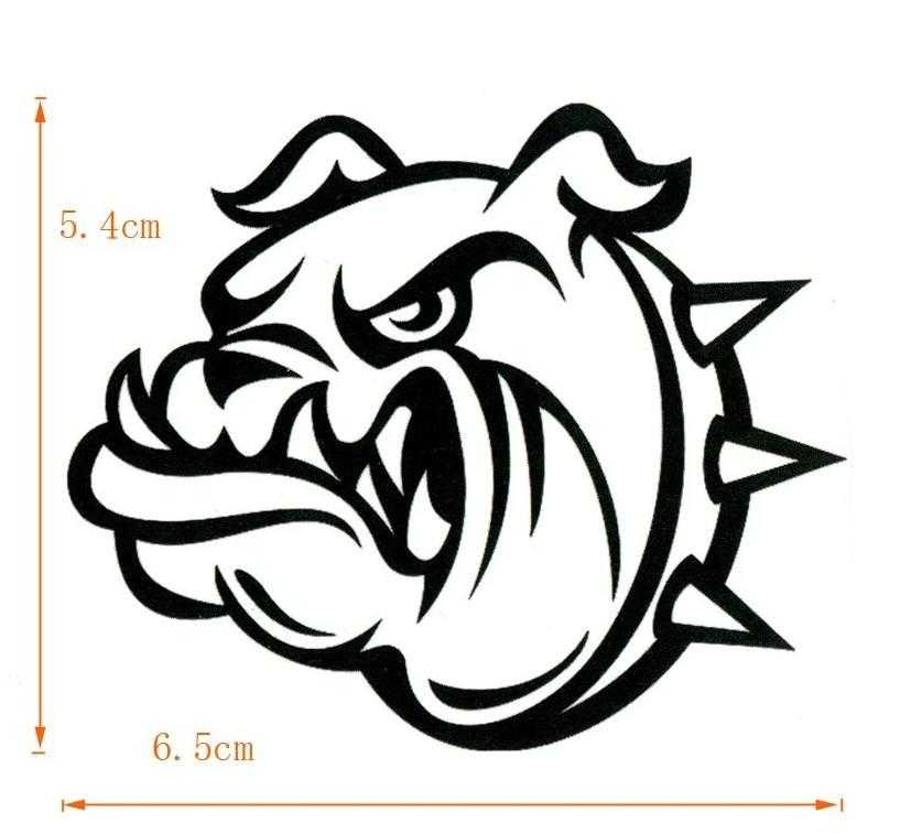 Tatouage éphémère bull dog - bleublancbeauf.com
