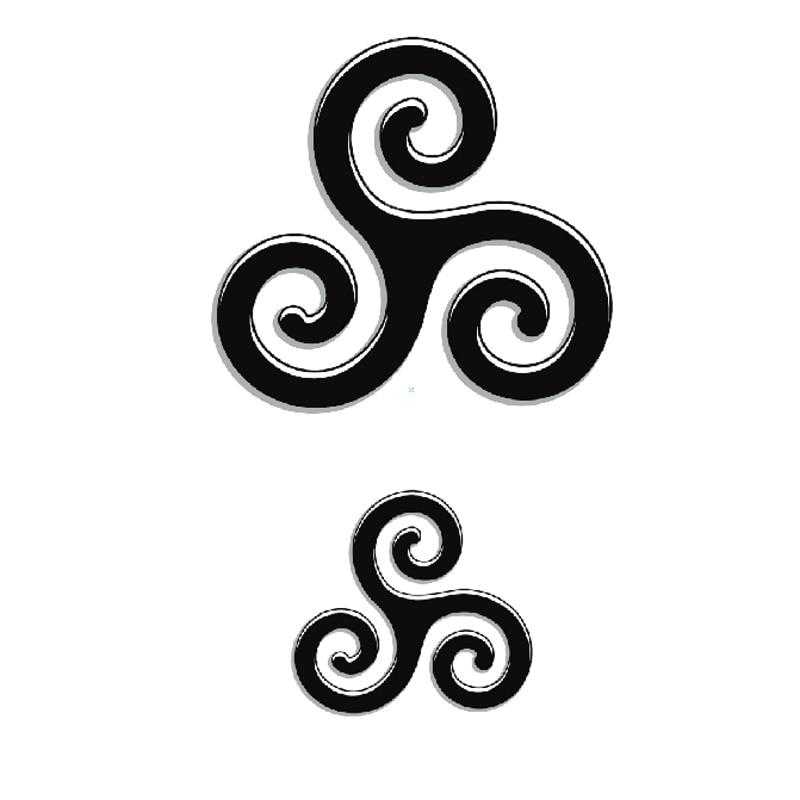 Tatouage éphémère celtique - bleublancbeauf.com