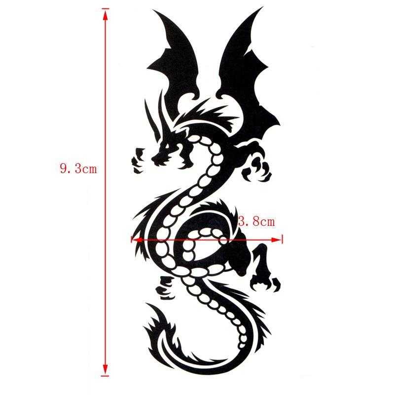 Tatouage éphémère dragon volant - bleublancbeauf.com