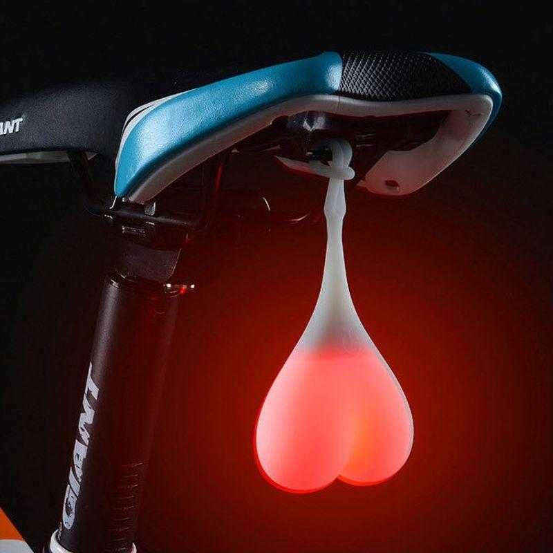 Paire de couilles fluorescentes pour vélo - bleublancbeauf.com