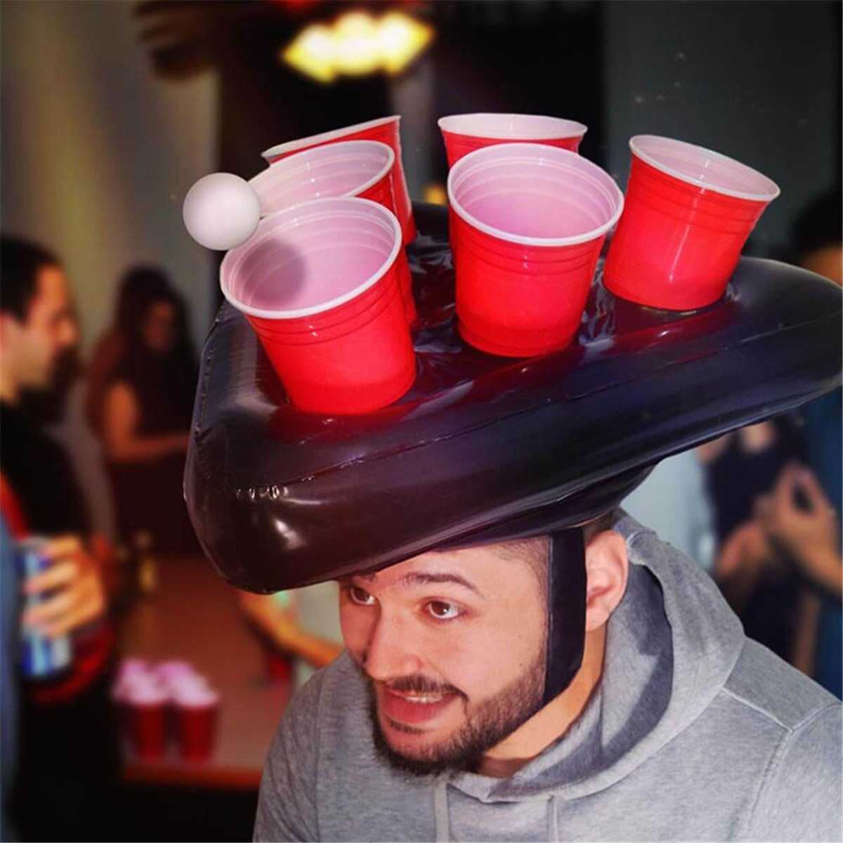 Chapeau bière pong - bleublancbeauf.com