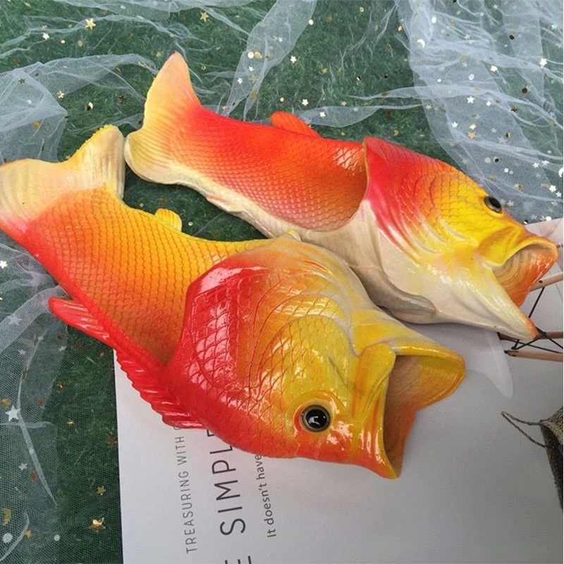 Sandale poisson d'eau douce - bleublancbeauf.com