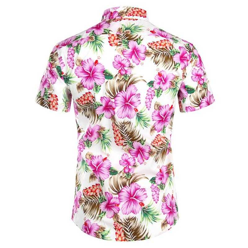 Chemise fleurie - bleublancbeauf.com