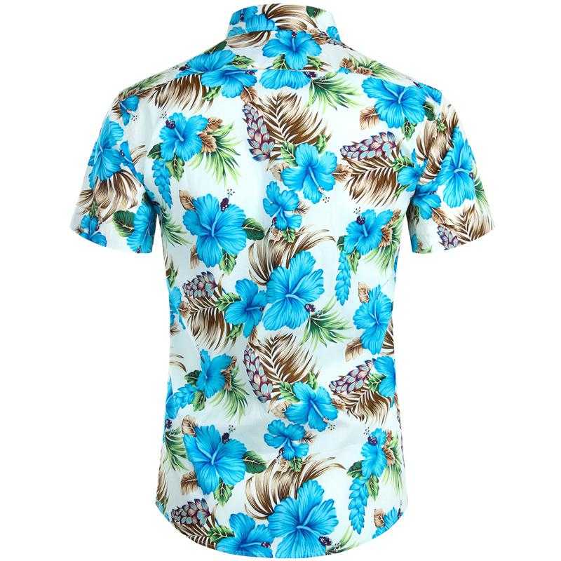 Chemise fleurie - bleublancbeauf.com