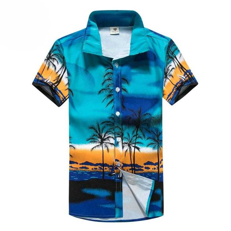Chemise palmier - bleublancbeauf.com
