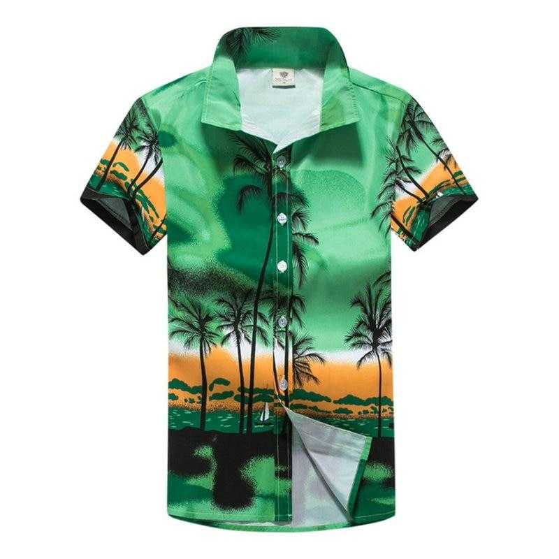 Chemise palmier - bleublancbeauf.com