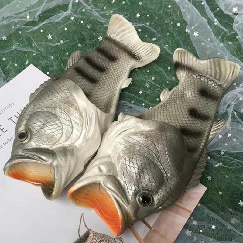 Sandale poisson d'eau douce - bleublancbeauf.com