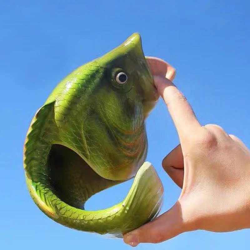 Sandale poisson d'eau douce - bleublancbeauf.com