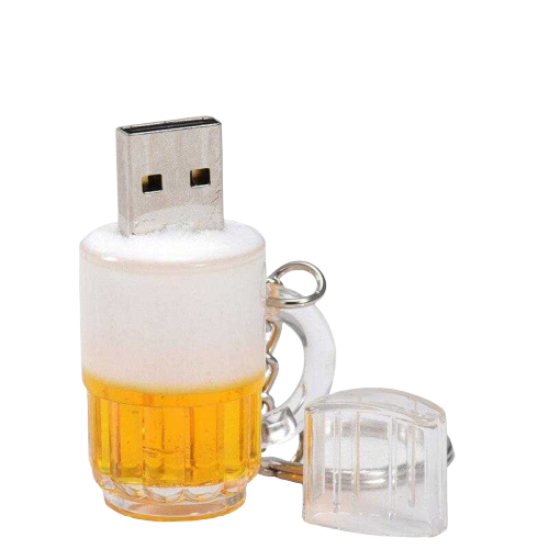 Clé USB bière - bleublancbeauf.com