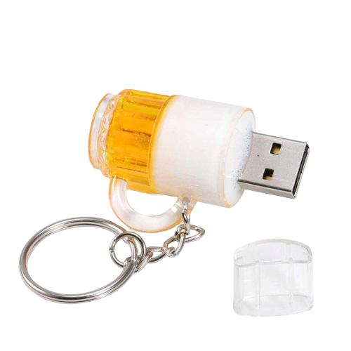 Clé USB bière - bleublancbeauf.com
