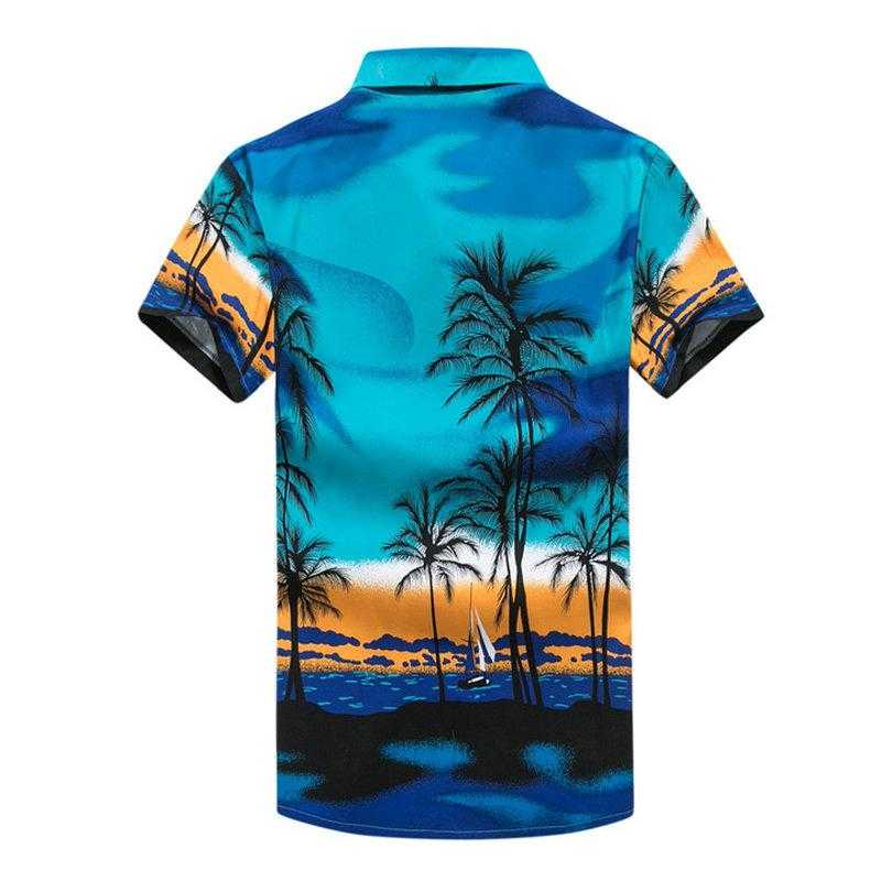 Chemise palmier - bleublancbeauf.com
