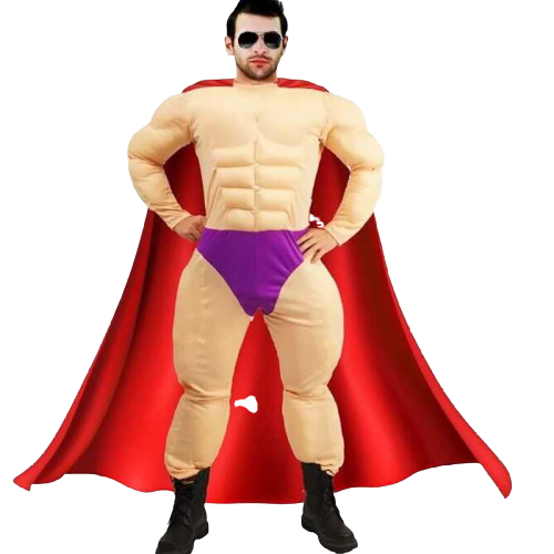 Déguisement muscle man - bleublancbeauf.com