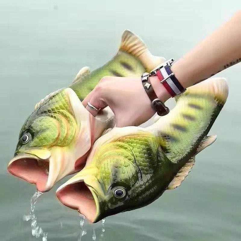 Sandale poisson d'eau douce - bleublancbeauf.com