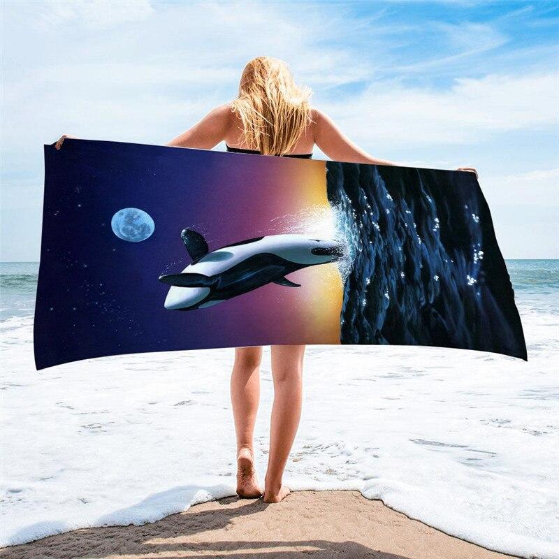 Serviette de plage océan - bleublancbeauf.com