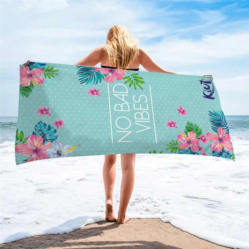 Serviette de plage océan - bleublancbeauf.com