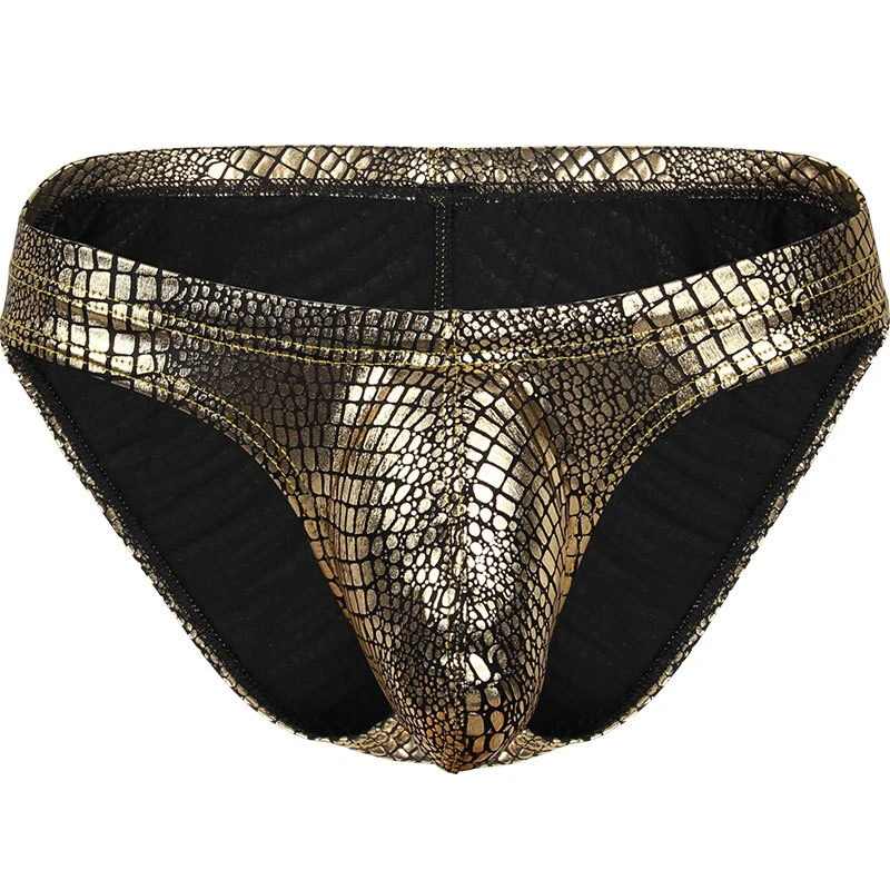 Slip fausse peau de serpent - bleublancbeauf.com