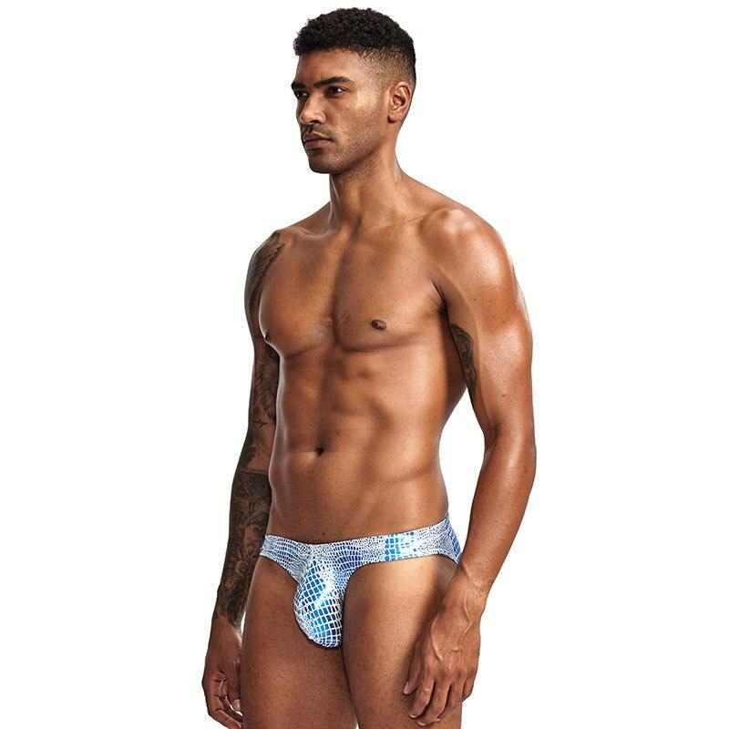 Slip fausse peau de serpent - bleublancbeauf.com