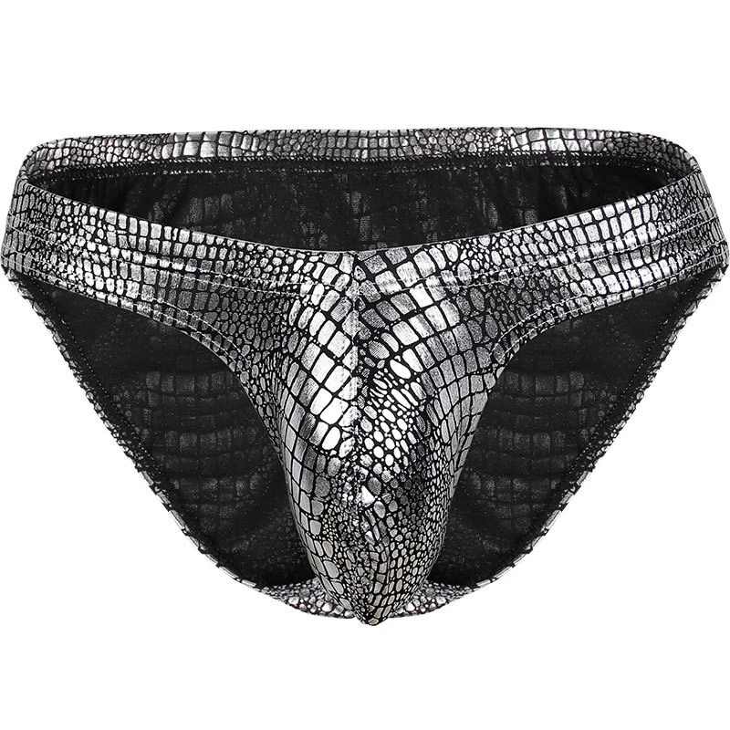 Slip fausse peau de serpent - bleublancbeauf.com