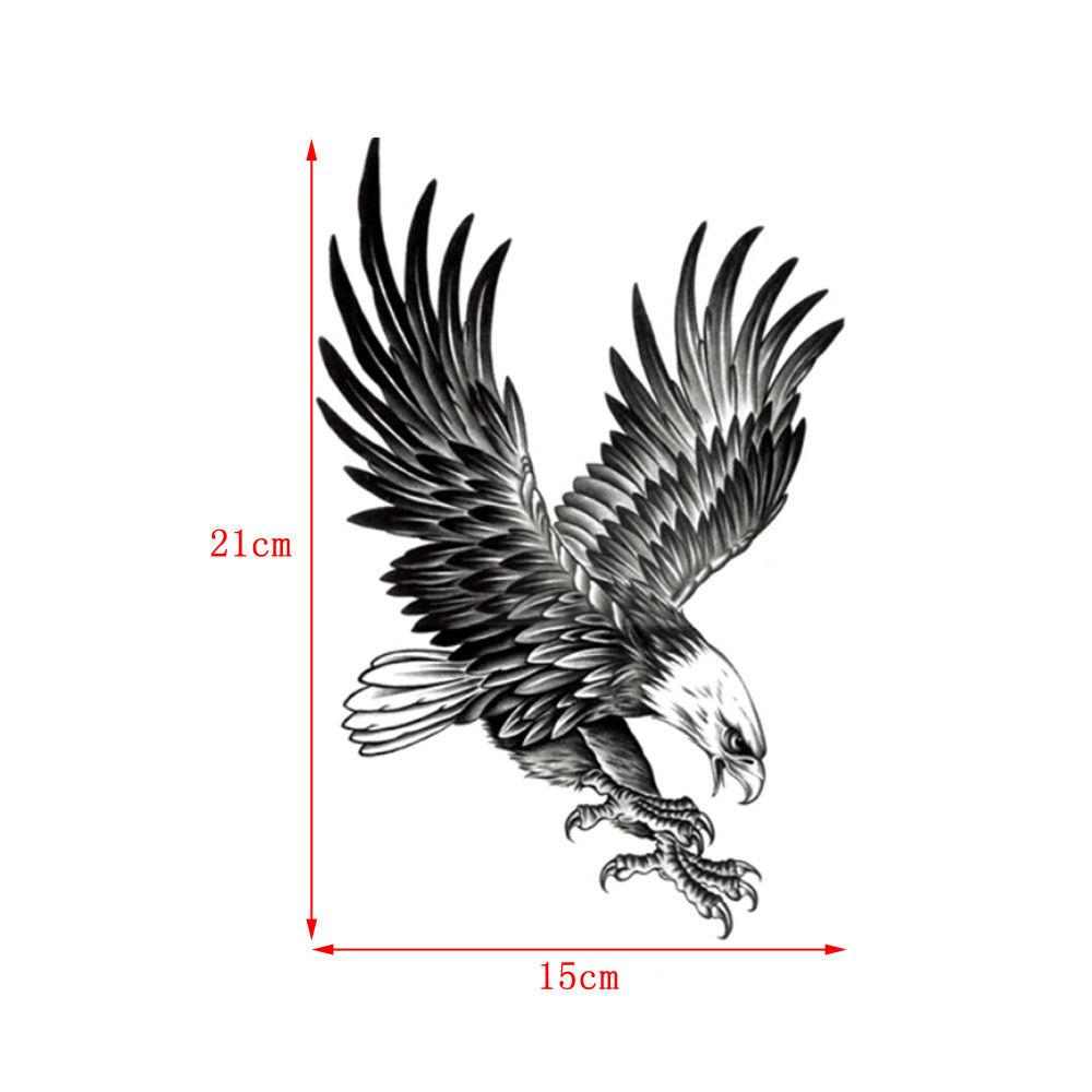 Tatouage éphémère faucon - bleublancbeauf.com